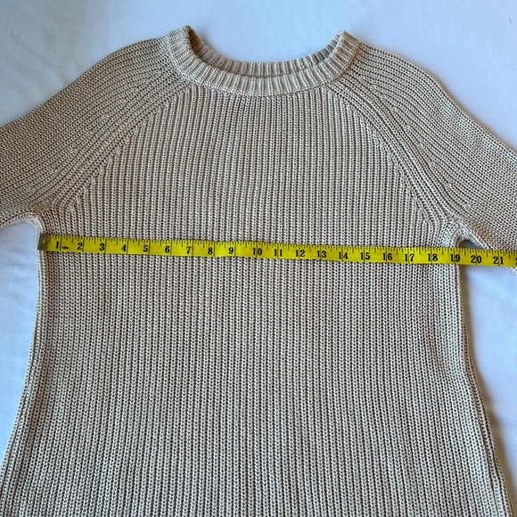 Jenni Kayne Ribbed Cotton Fisherman’s Crew Neck Sweater - Picture 6 of 12